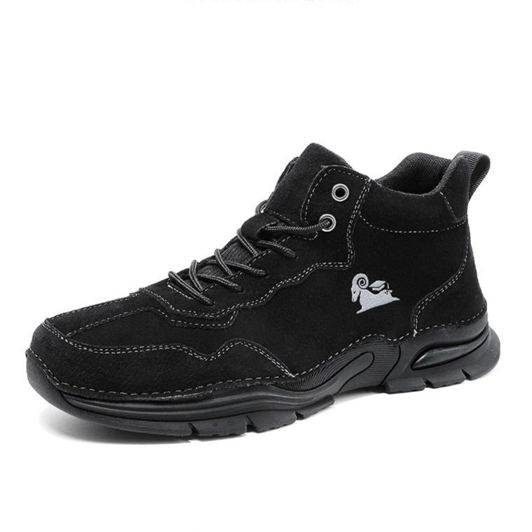Wiecel™ AlpenGrip Stiefel – Wasserdichter & Wärmender Winter-Barfußschuh | Rutschfest, Ergonomisch