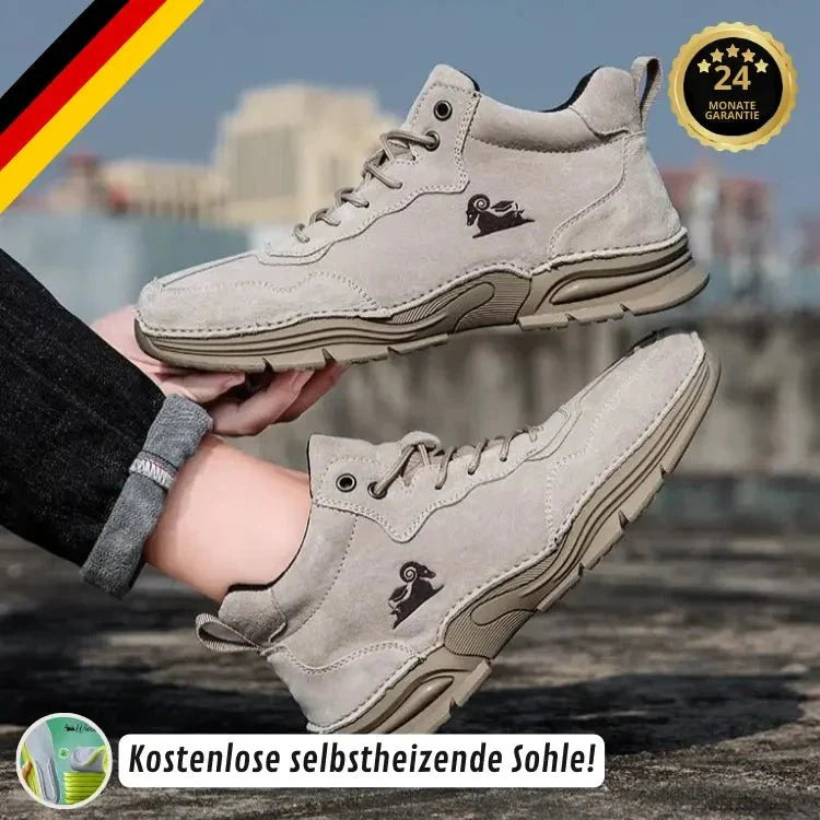 Wiecel™ AlpenGrip Stiefel – Wasserdichter & Wärmender Winter-Barfußschuh | Rutschfest, Ergonomisch