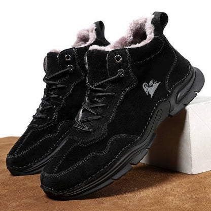 Wiecel™ AlpenGrip Stiefel – Wasserdichter & Wärmender Winter-Barfußschuh | Rutschfest, Ergonomisch