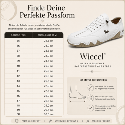 Wiecel™ - Ultra-bequemer Barfußschuhe aus Leder