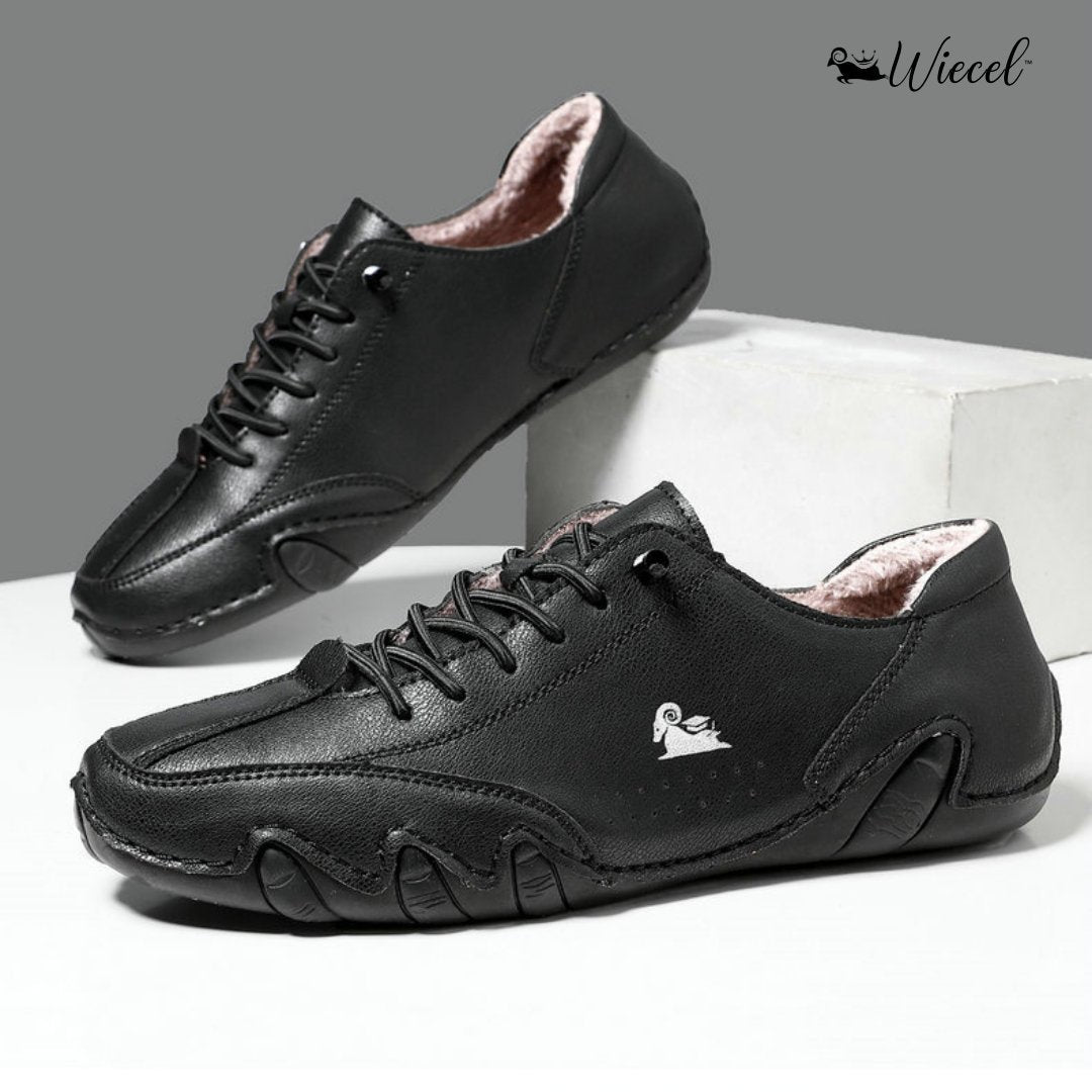 Wiecel™ CozyStep: Ultra-bequeme, wasserabweisende Winter Barfußschuhe mit Futter